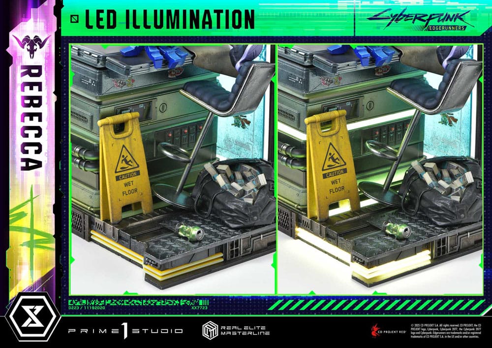 Cyberpunk: Edgerunners Real Elite Masterline Series Statue 1/4 Rebecca Deluxe Version 54 cm