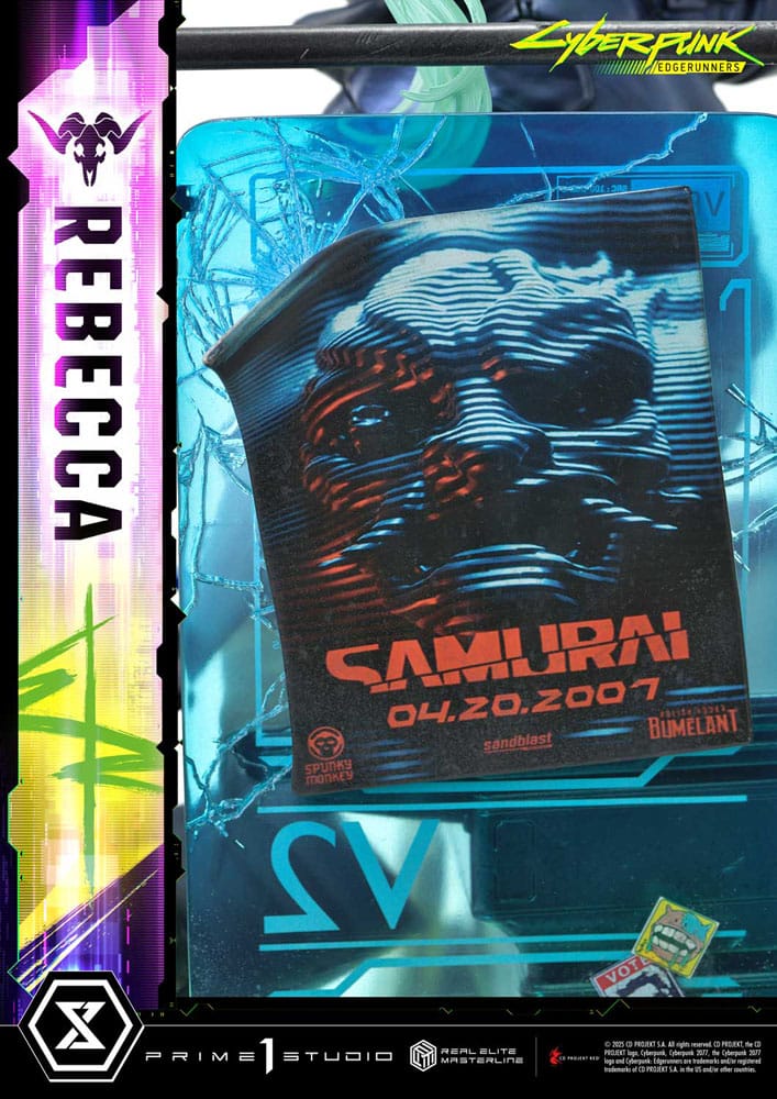 Cyberpunk: Edgerunners Real Elite Masterline Series Statue 1/4 Rebecca Deluxe Version 54 cm