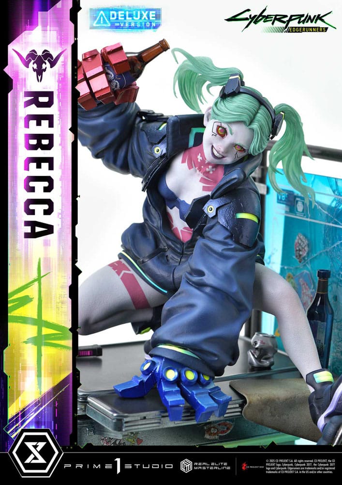 Cyberpunk: Edgerunners Real Elite Masterline Series Statue 1/4 Rebecca Deluxe Version 54 cm