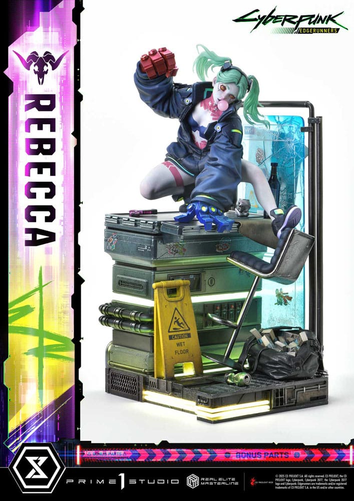 Cyberpunk: Edgerunners Real Elite Masterline Series Statue 1/4 Rebecca Deluxe Bonus Version 54 cm