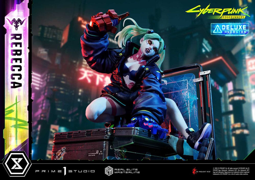 Cyberpunk: Edgerunners Real Elite Masterline Series Statue 1/4 Rebecca Deluxe Bonus Version 54 cm
