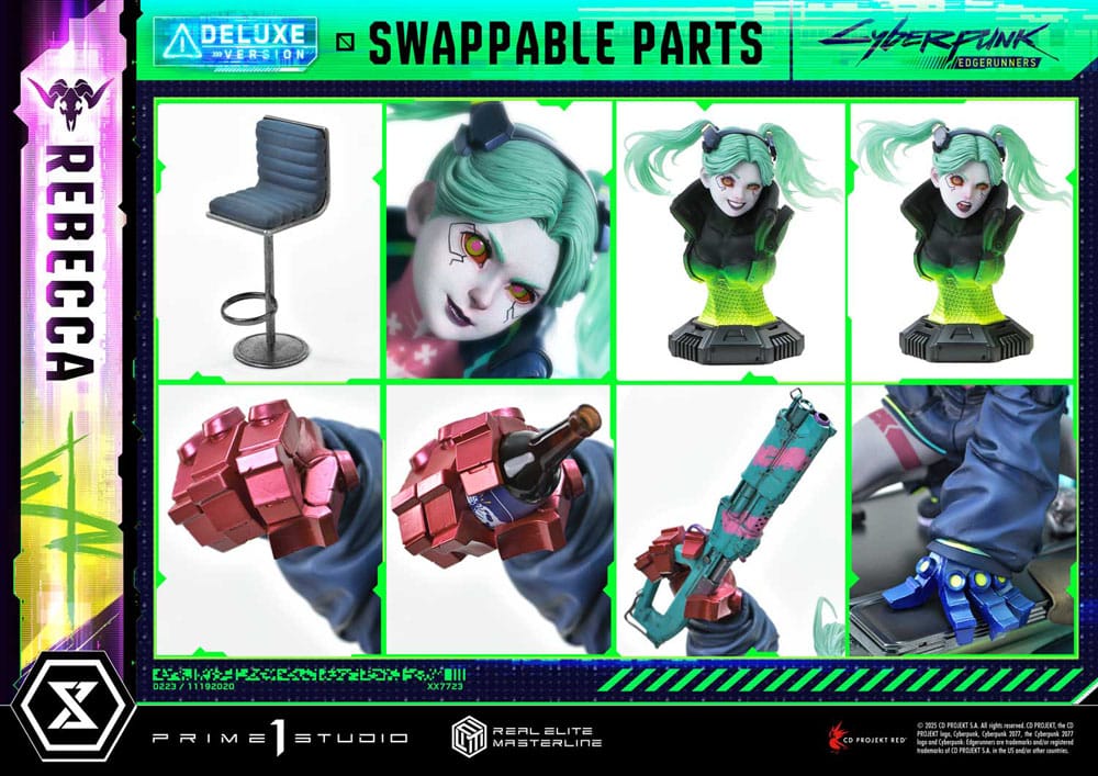 Cyberpunk: Edgerunners Real Elite Masterline Series Statue 1/4 Rebecca Deluxe Bonus Version 54 cm