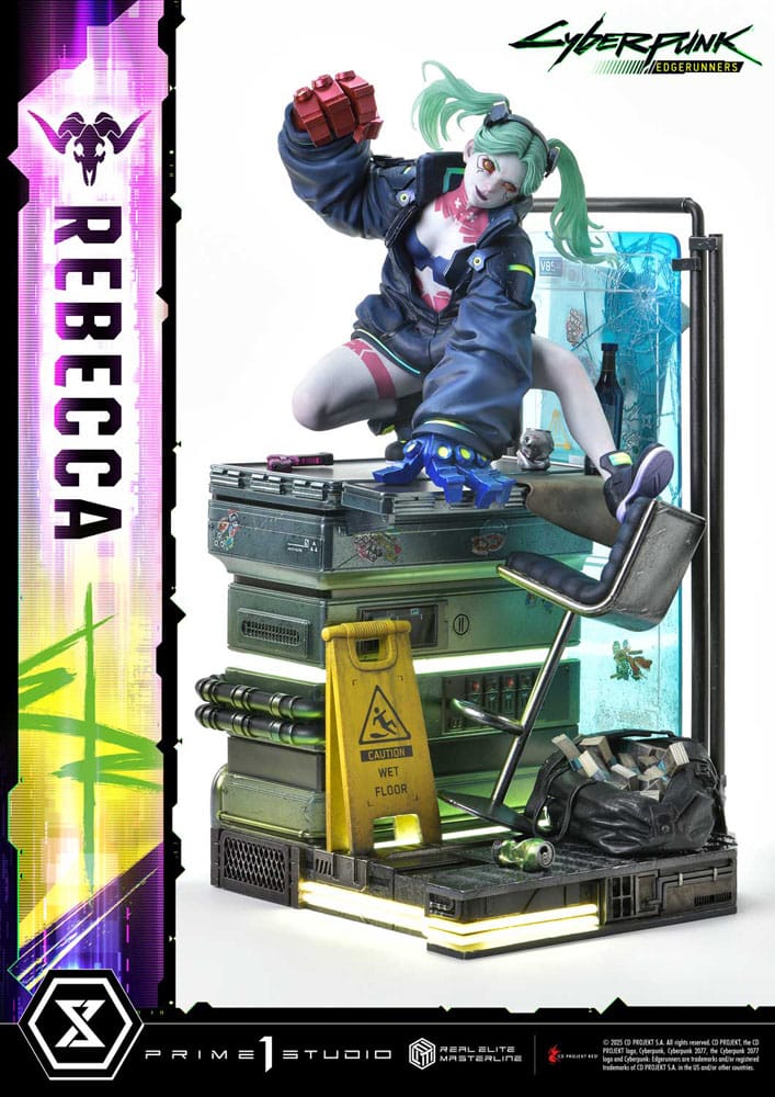 Cyberpunk: Edgerunners Real Elite Masterline Series Statue 1/4 Rebecca Deluxe Bonus Version 54 cm