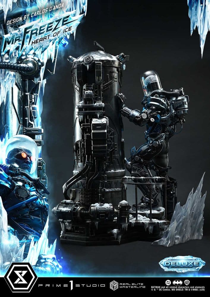DC Comics Real Elite Masterline Series Statue 1/3 Batman (Comics) Mr. Freeze Heart of Ice (Design by Carlos D'Anda) Deluxe Bonus Version 82 cm