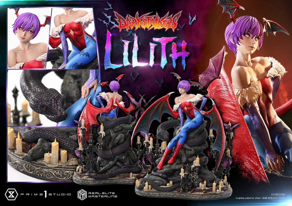 Darkstalkers Real Elite Masterline Series Statue 1/4 Lilith Bonus Version 52 cm