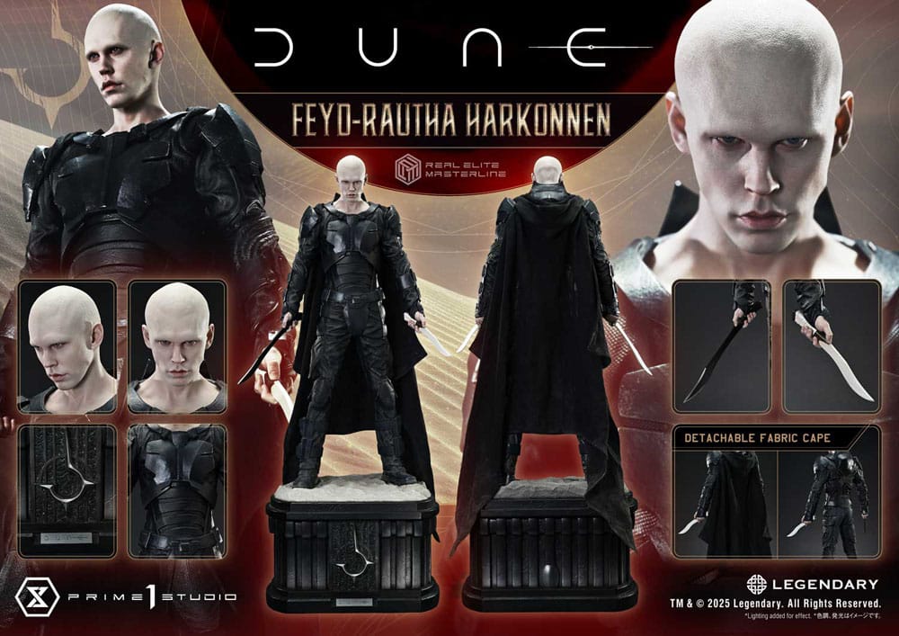 Dune: Part Two Real Elite Masterline Series Statue 1/3 Feyd-Rautha Harkonnen 83 cm