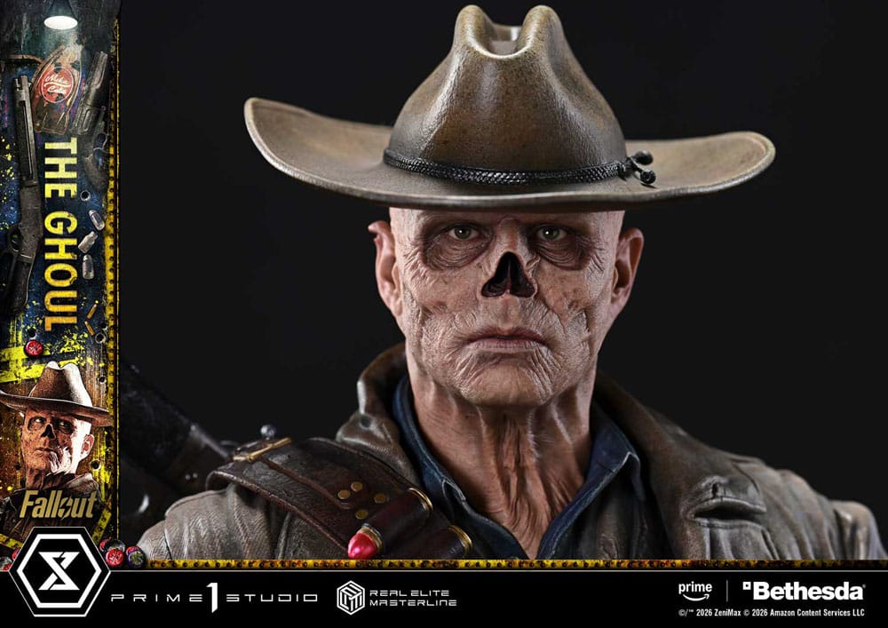 Fallout (TV Series) Real Elite Masterline Series Statue 1/4 The Ghoul Deluxe Version 64 cm