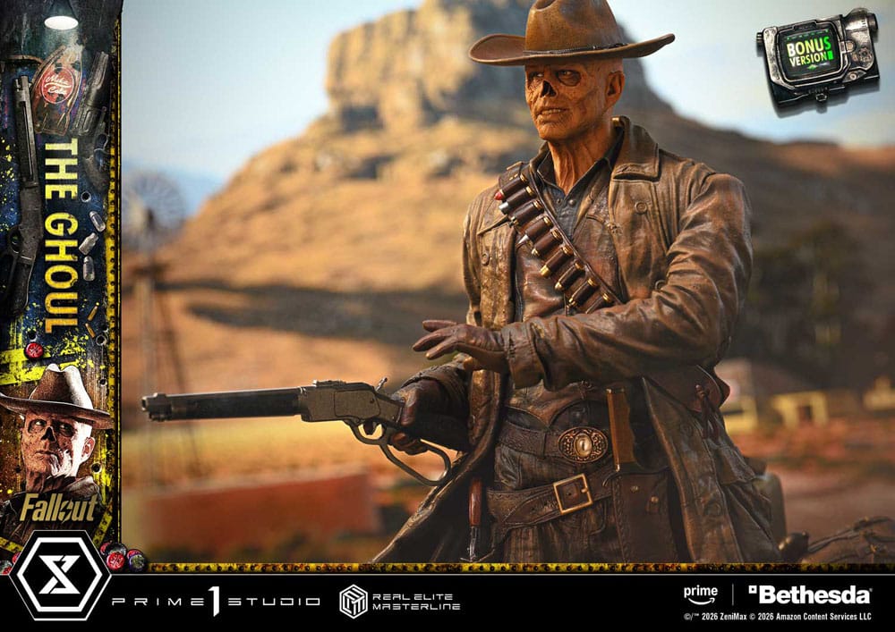 Fallout (TV Series) Real Elite Masterline Series Statue 1/4 The Ghoul DX Bonus Version 64 cm