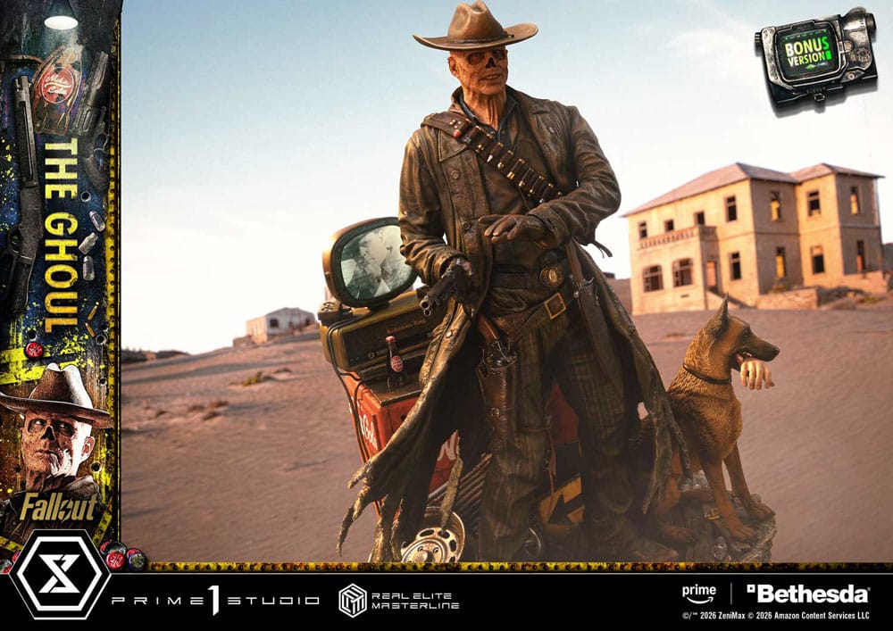 Fallout (TV Series) Real Elite Masterline Series Statue 1/4 The Ghoul DX Bonus Version 64 cm