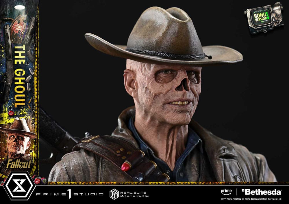 Fallout (TV Series) Real Elite Masterline Series Statue 1/4 The Ghoul DX Bonus Version 64 cm