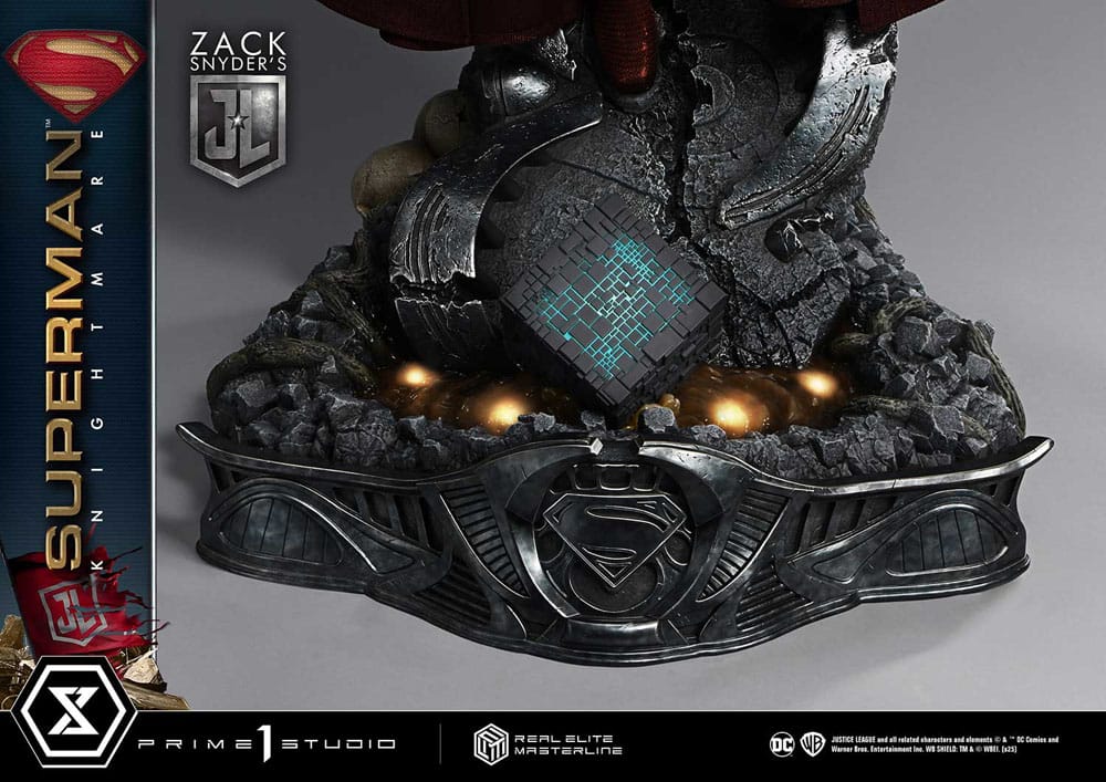 Statua della serie Masterline Real Elite Justice League di Zack Snyder, 1/3, Superman Knightmare Color Edition Deluxe Ver. 95 centimetri