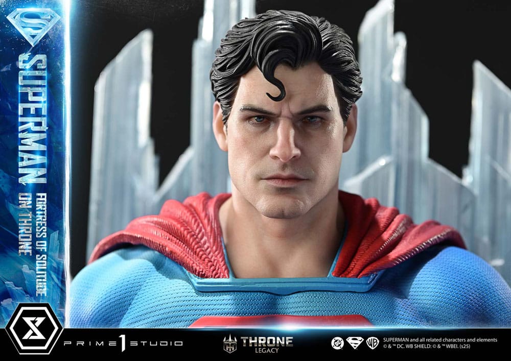 DC Comics Throne Legacy Collection Statue Statue 1/4 Superman Fortress of Solitude on Throne (Design by Gabriele Dell'Otto) 52 cm
