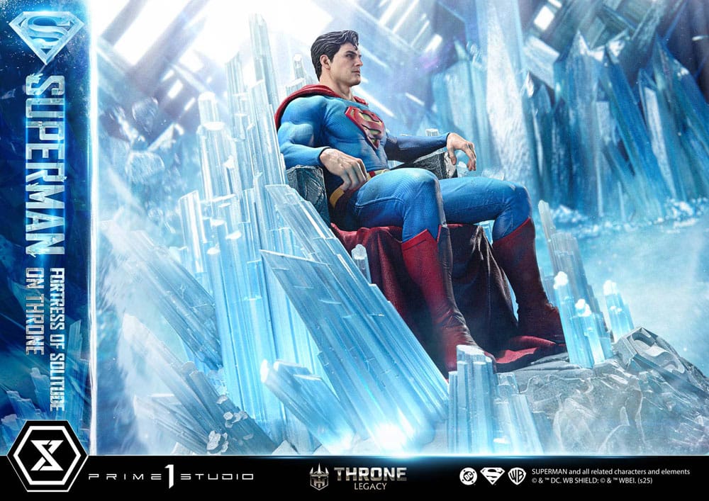 DC Comics Throne Legacy Collection Statue Statue 1/4 Superman Fortress of Solitude on Throne (Design by Gabriele Dell'Otto) 52 cm