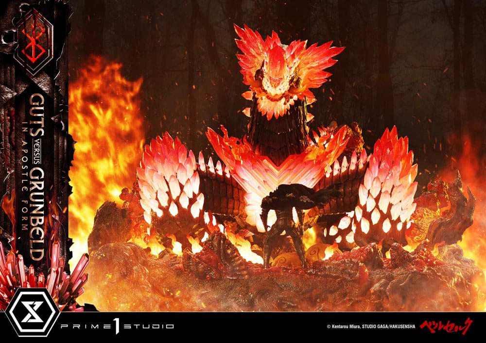 Berserk Ultimate Diorama Masterline Series Statue Berserk Guts vs. Grunbeld in Apostle Form  58 cm