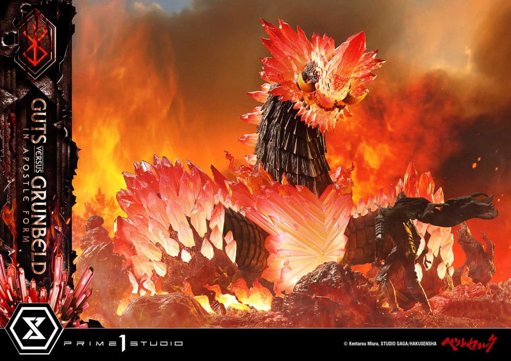 Berserk Ultimate Diorama Masterline Series Statue Berserk Guts vs. Grunbeld in Apostle Form  58 cm