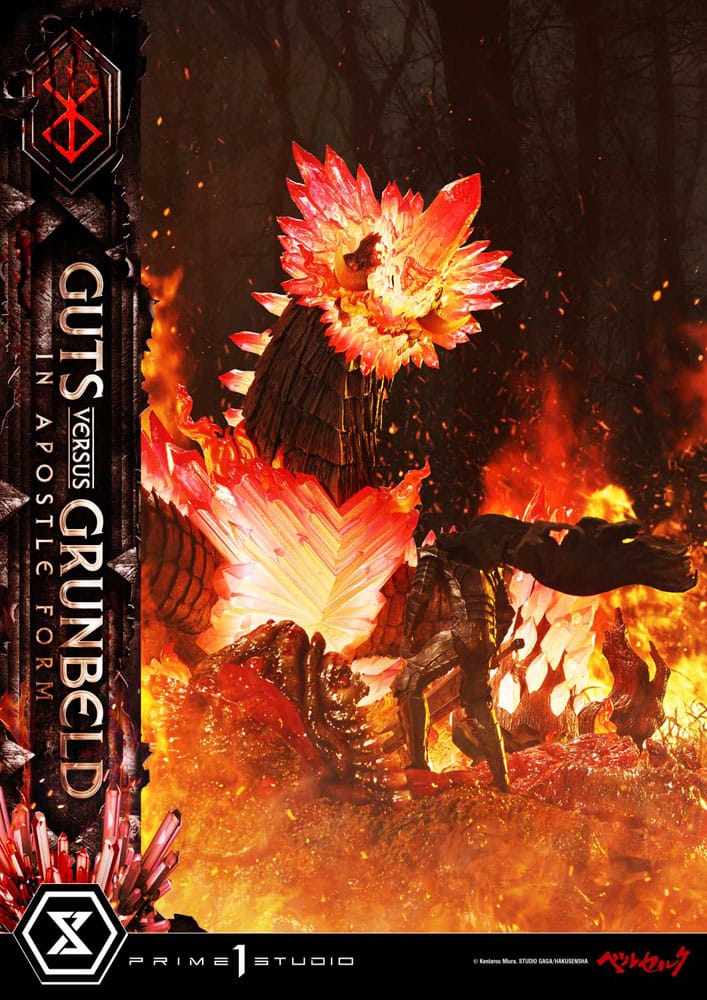 Berserk Ultimate Diorama Masterline Series Statue Berserk Guts vs. Grunbeld in Apostle Form  58 cm