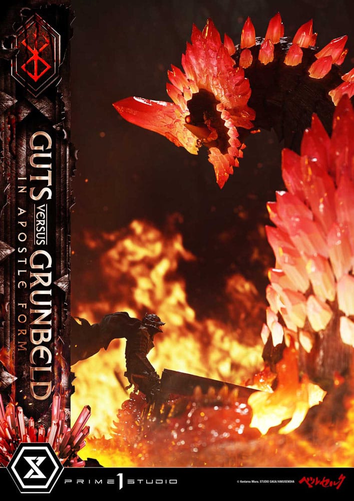 Berserk Ultimate Diorama Masterline Series Statue Berserk Guts vs. Grunbeld in Apostle Form  58 cm