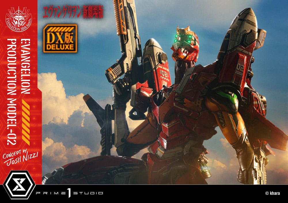 Rebuild of Evangelion Ultimate Diorama Masterline Series Statue Evangelion Production Model-02 (Concept By Josh Nizzi) Deluxe Version 73 cm