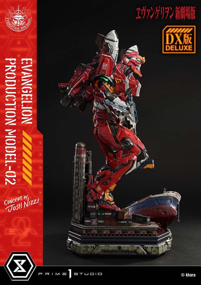 Rebuild of Evangelion Ultimate Diorama Masterline Series Statue Evangelion Production Model-02 (Concept By Josh Nizzi) Deluxe Version 73 cm