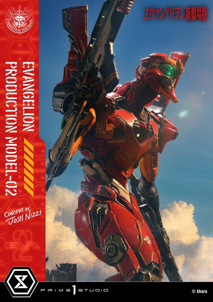 Rebuild of Evangelion Ultimate Diorama Masterline Series Statue Evangelion Production Model-02 (Concept By Josh Nizzi) Deluxe Version 73 cm