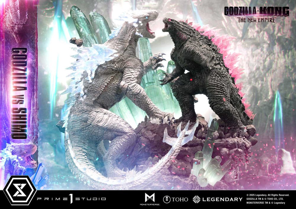 Godzilla x Kong: The New Empire Ultimate Diorama Masterline Series Statue Godzilla vs Shimo Bonus Version 86 cm