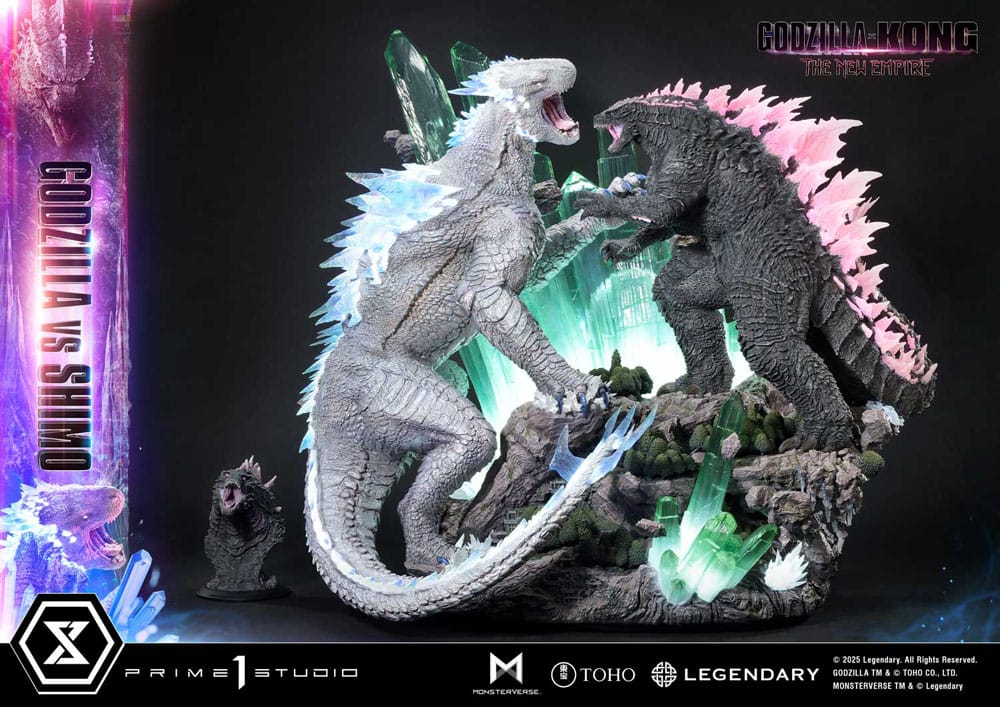 Godzilla x Kong: The New Empire Ultimate Diorama Masterline Series Statue Godzilla vs Shimo Bonus Version 86 cm