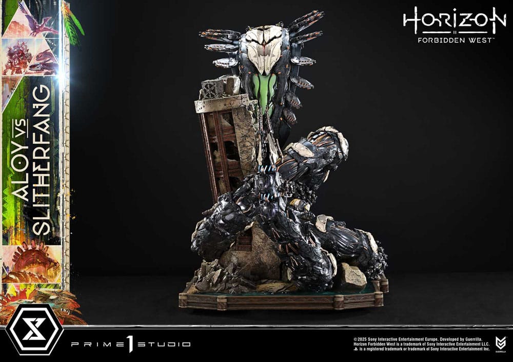 Horizon Forbidden West Ultimate Diorama Masterline Series Statue Aloy vs. The Slitherfang 82 cm