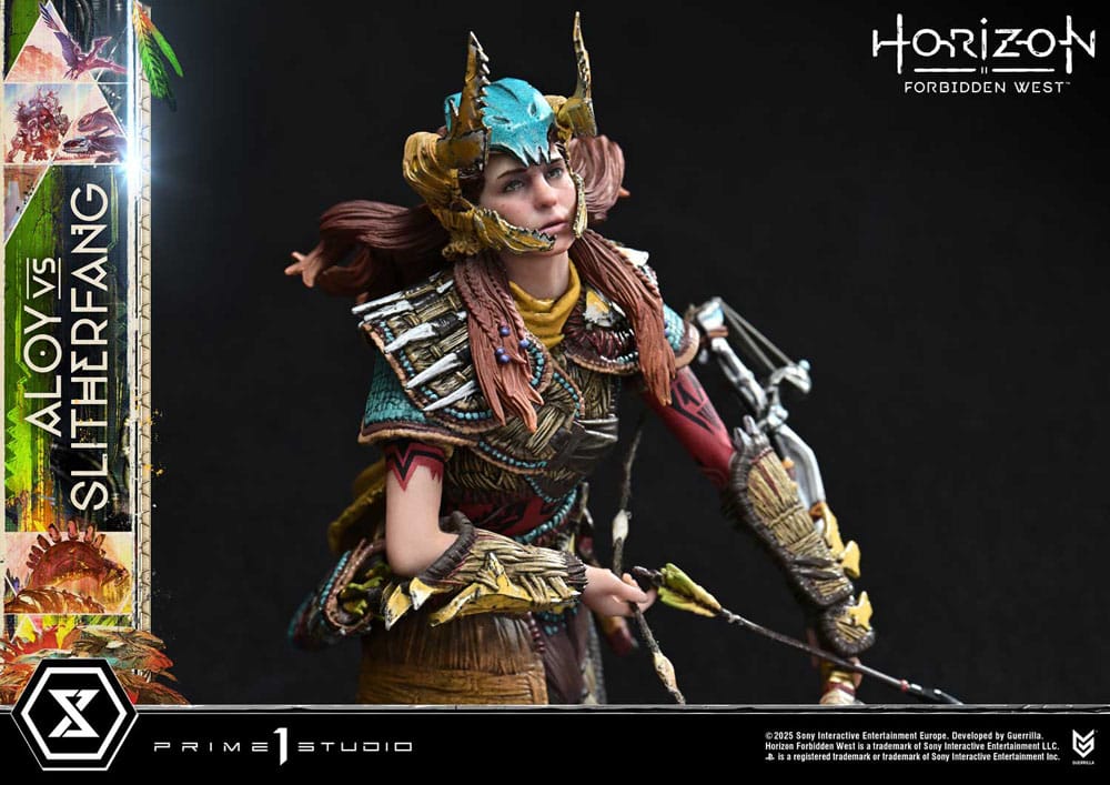 Horizon Forbidden West Ultimate Diorama Masterline Series Statue Aloy vs. The Slitherfang 82 cm