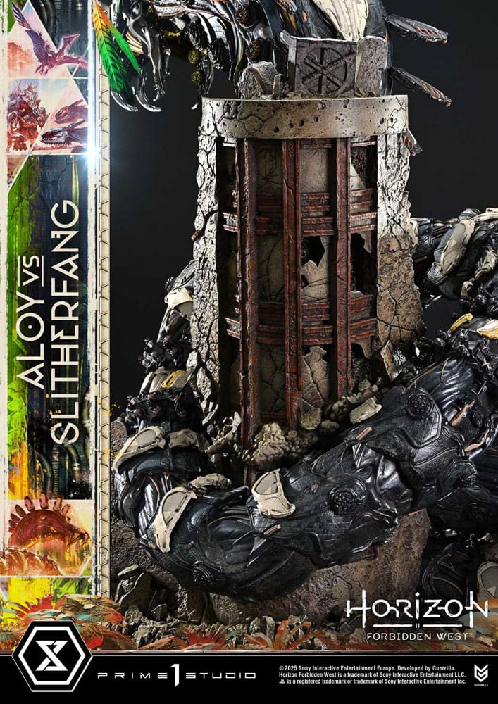 Horizon Forbidden West Ultimate Diorama Masterline Series Statue Aloy vs. The Slitherfang 82 cm