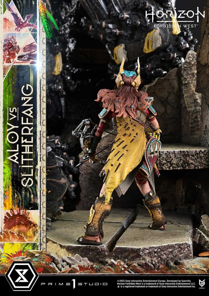 Horizon Forbidden West Ultimate Diorama Masterline Series Statue Aloy vs. The Slitherfang Bonus Version 82 cm