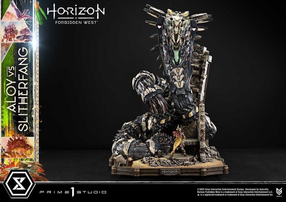 Horizon Forbidden West Ultimate Diorama Masterline Series Statue Aloy vs. The Slitherfang Bonus Version 82 cm