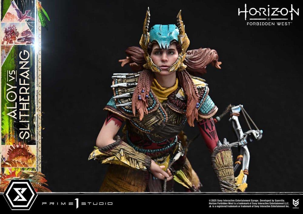 Horizon Forbidden West Ultimate Diorama Masterline Series Statue Aloy vs. The Slitherfang Bonus Version 82 cm
