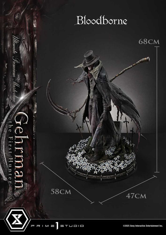 Bloodborne Ultimate Premium Masterline Series Statue 1/4 Gehrman Bonus Version 68 cm