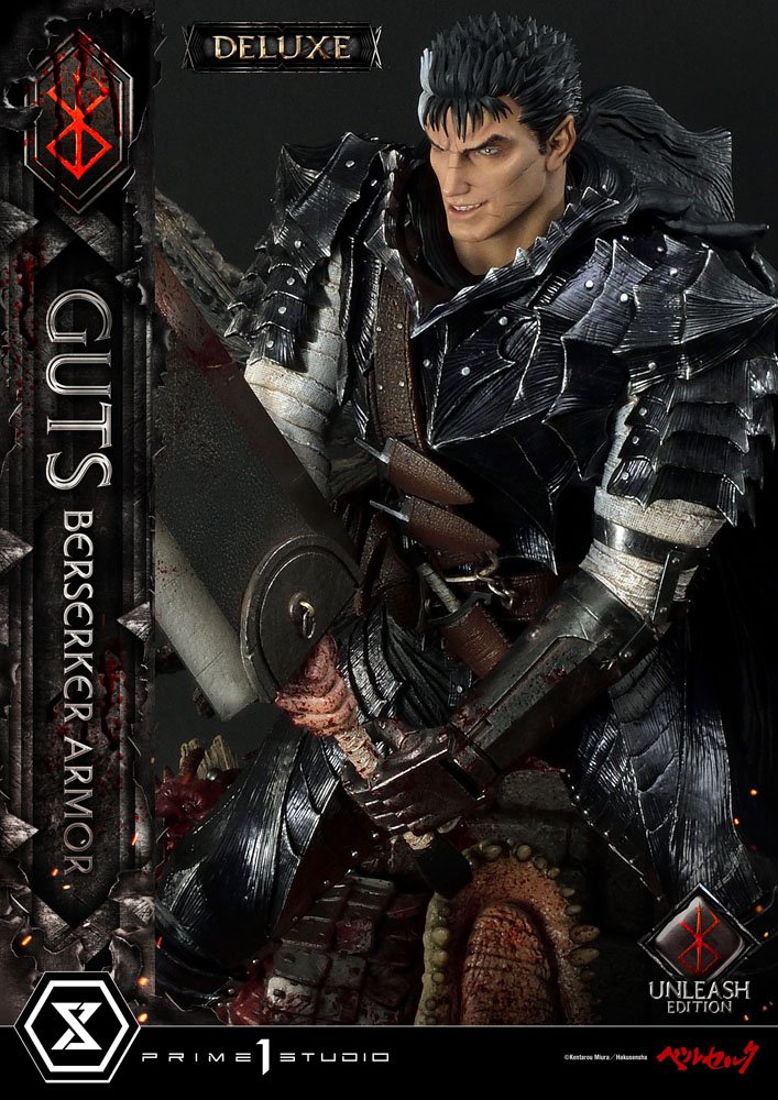 Berserk Statue 1/4 Guts Berserker Armor Unleash Edition Deluxe Version 91 cm