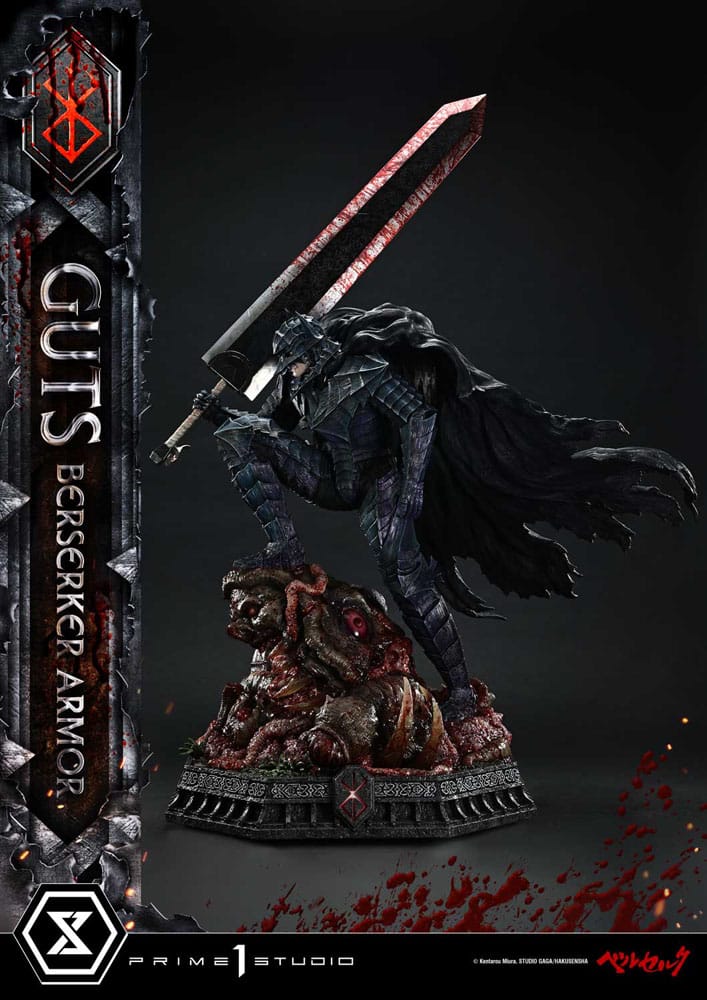 Berserk Ultimate Premium Masterline Series 1/4 Guts Statue, Berserker Armor Grunbeld vs. Guts 94 cm