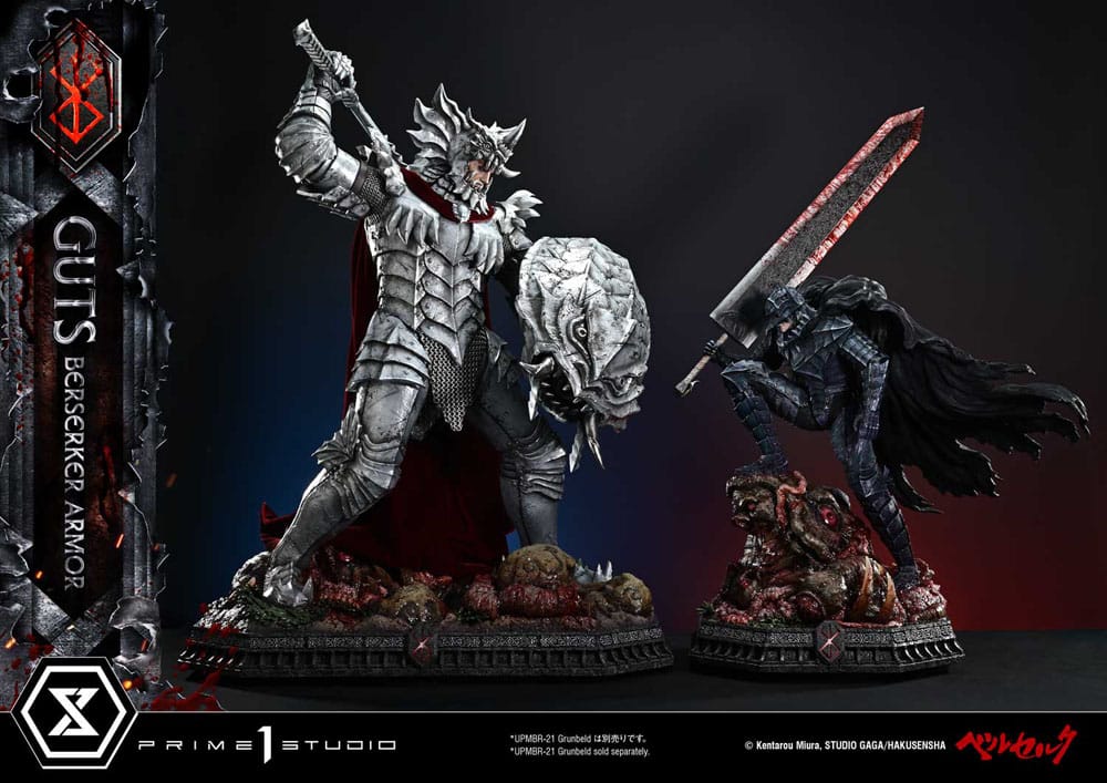 Berserk Ultimate Premium Masterline Series 1/4 Guts Statue, Berserker Armor Grunbeld vs. Guts 94 cm