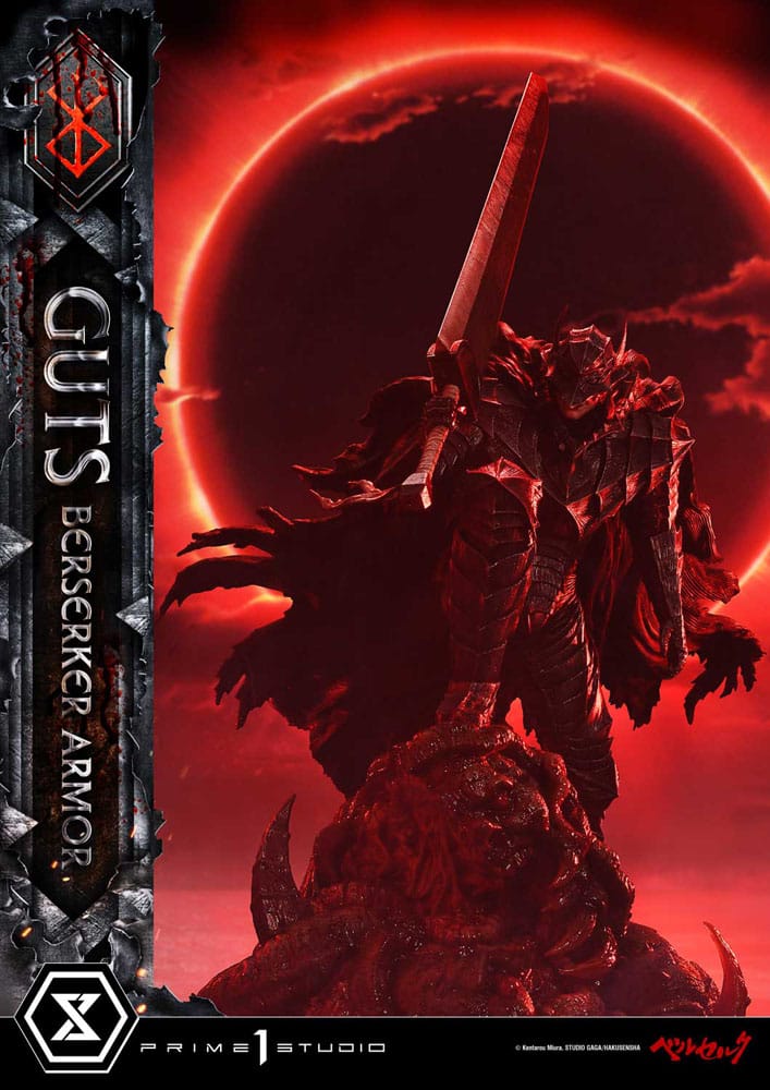 Berserk Ultimate Premium Masterline Series 1/4 Guts Statue, Berserker Armor Grunbeld vs. Guts 94 cm
