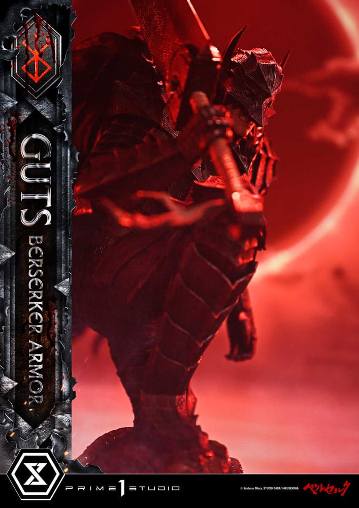 Berserk Ultimate Premium Masterline Series 1/4 Guts Statue, Berserker Armor Grunbeld vs. Guts 94 cm