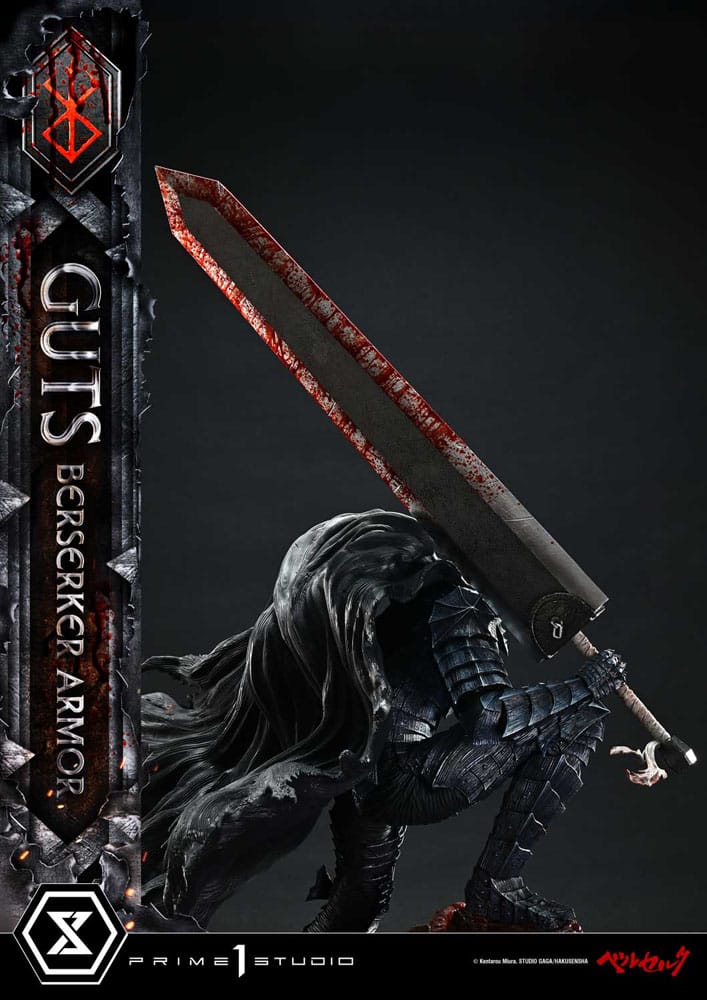Berserk Ultimate Premium Masterline Series Statue 1/4 Guts, Berserker Armor Grunbeld vs. Guts Deluxe Version 94 cm