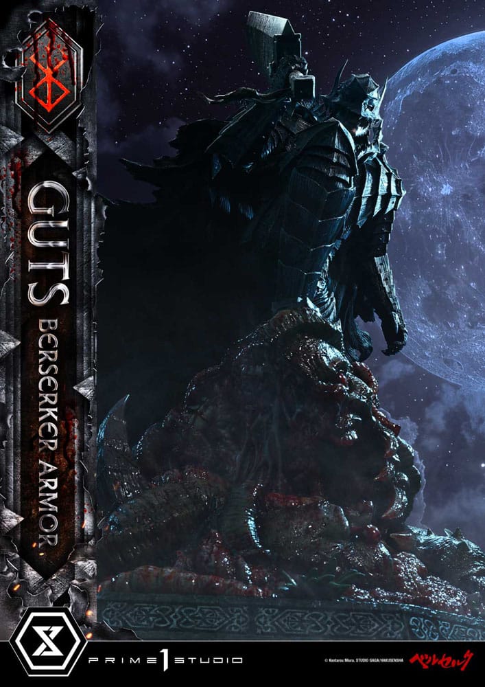 Berserk Ultimate Premium Masterline Series Statue 1/4 Guts, Berserker Armor Grunbeld vs. Guts Deluxe Version 94 cm
