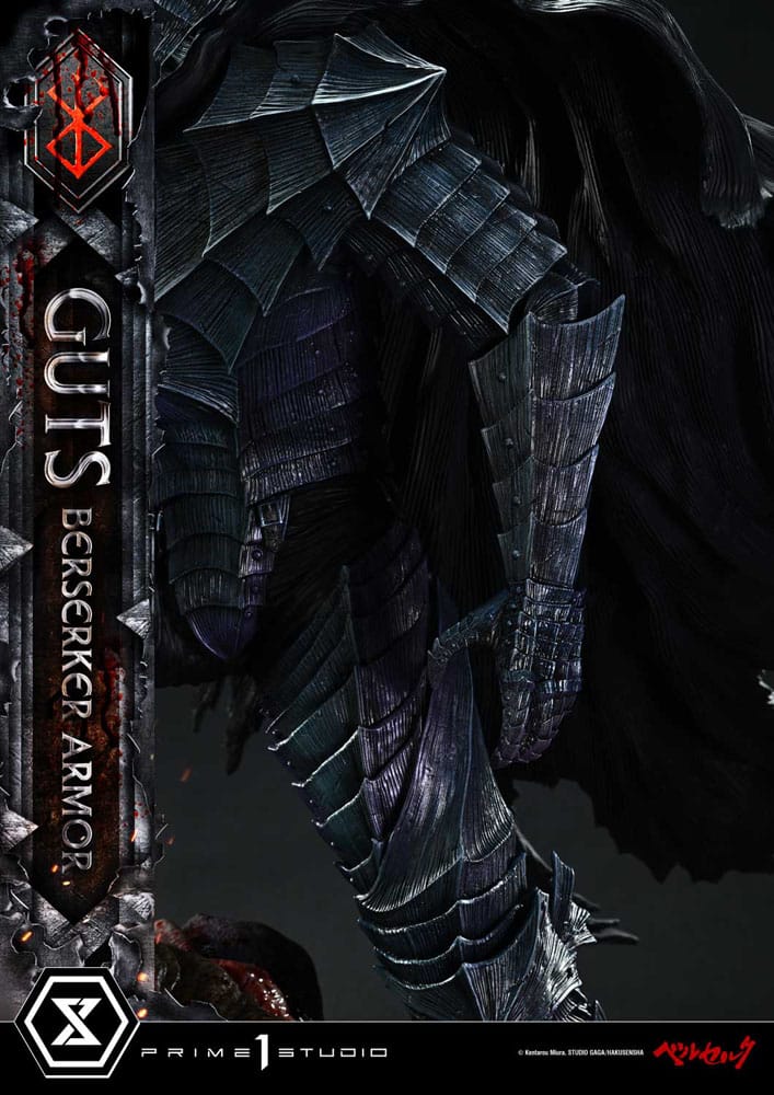 Berserk Ultimate Premium Masterline Series 1/4 Guts Statue, Berserker Armor Grunbeld vs. Guts Deluxe Version 94 cm