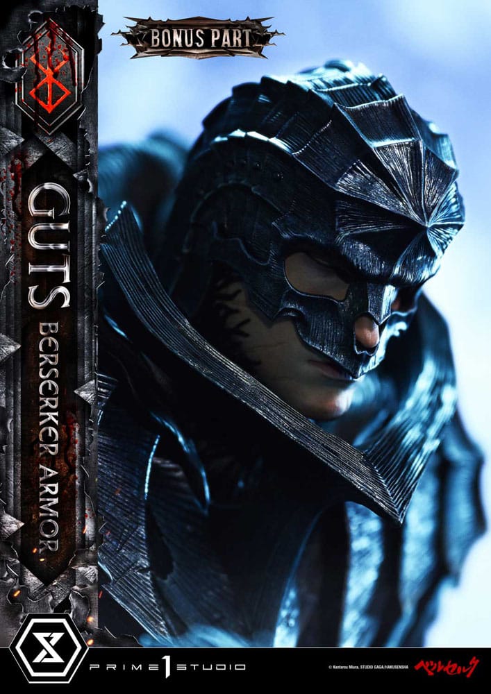 Berserk Ultimate Premium Masterline Series 1/4 Guts Statue, Berserker Armor Grunbeld vs. Guts Deluxe Bonus Version 94cm