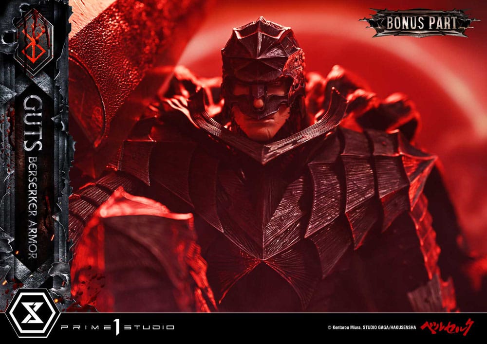 Berserk Ultimate Premium Masterline Series 1/4 Guts Statue, Berserker Armor Grunbeld vs. Guts Deluxe Bonus Version 94cm