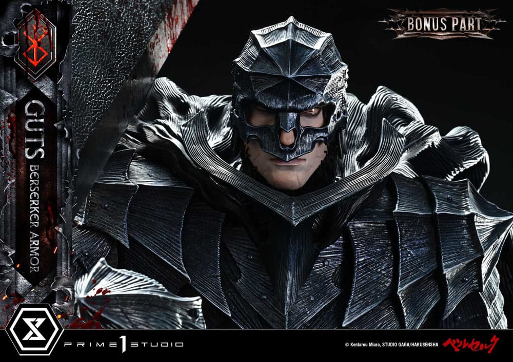Berserk Ultimate Premium Masterline Series 1/4 Guts Statue, Berserker Armor Grunbeld vs. Guts Deluxe Bonus Version 94cm