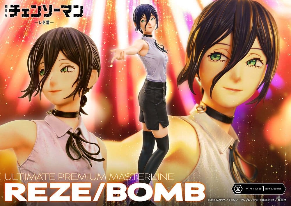 Chainsaw Man Ultimate Premium Masterline Series Statue 1/4 The Movie: Reze Arc REZE/BOMB 56 cm