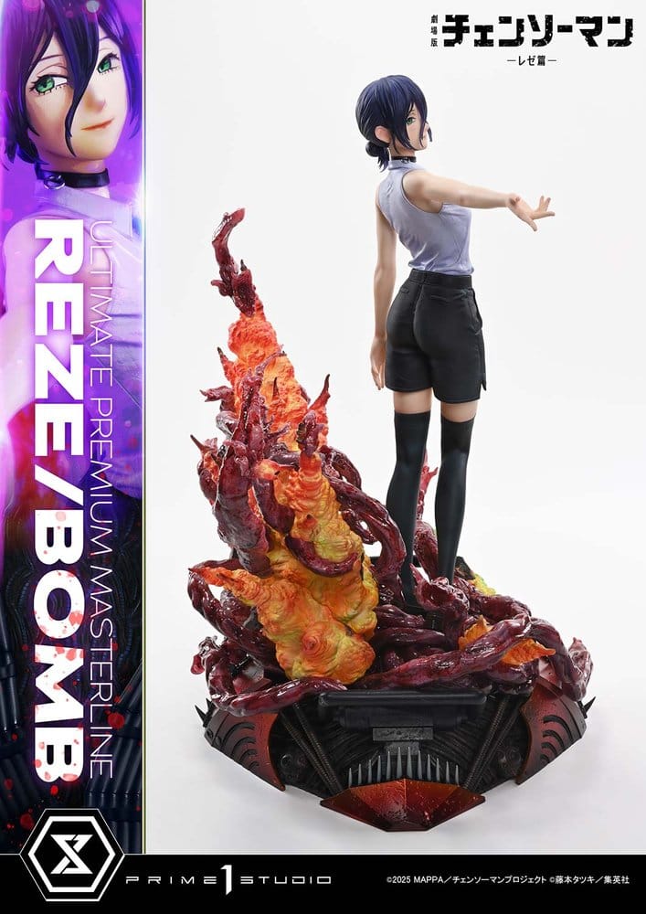 Chainsaw Man Ultimate Premium Masterline Series Statue 1/4 The Movie: Reze Arc REZE/BOMB 56 cm