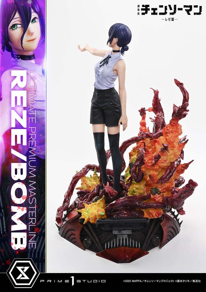 Chainsaw Man Ultimate Premium Masterline Series Statue 1/4 The Movie: Reze Arc REZE/BOMB 56 cm