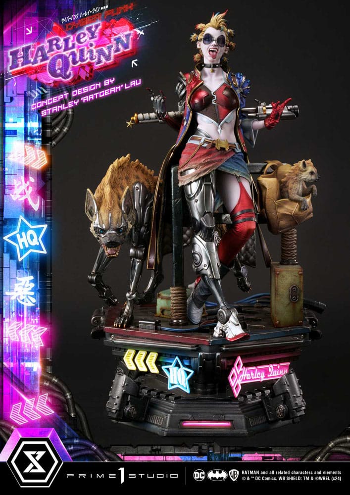 Batman Ultimate Premium Masterline Series Statue Cyberpunk Harley Quinn 60 cm