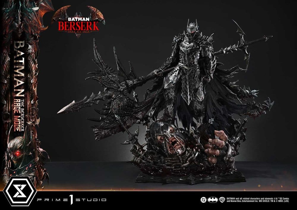 DC Comics Premium Masterline Series Statue 1/4 Batman (Comics) Batman: The Berserker Rage Mode 82 cm