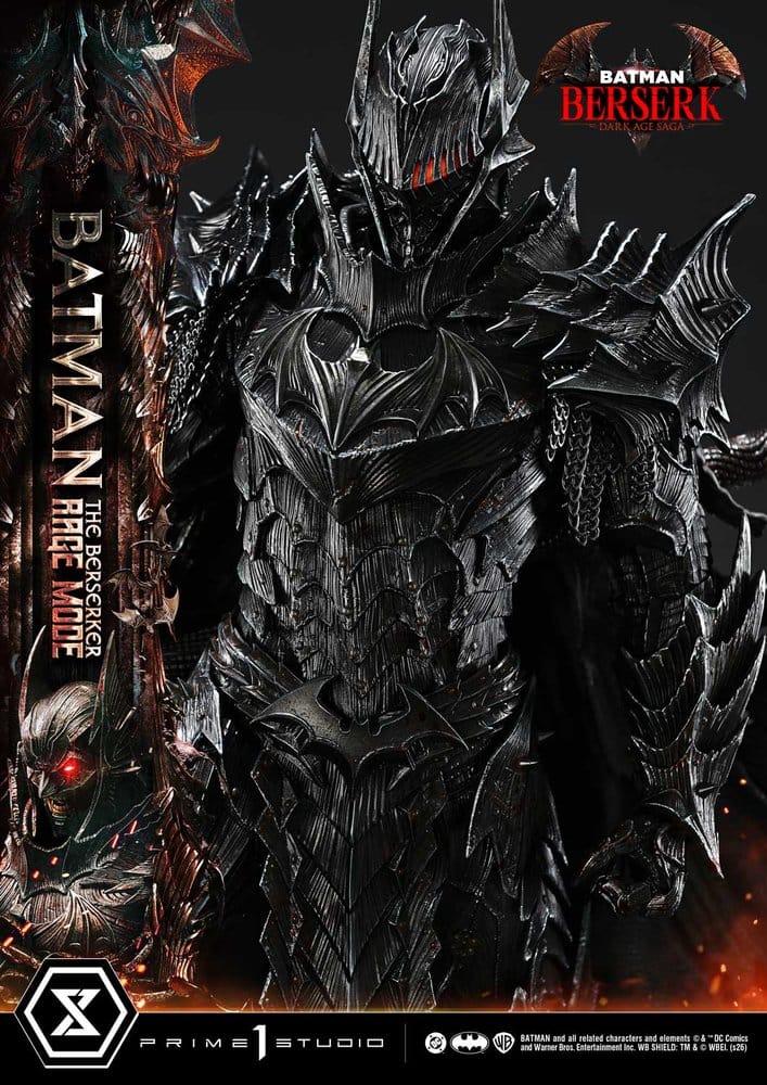 DC Comics Premium Masterline Series Statue 1/4 Batman (Comics) Batman: The Berserker Rage Mode 82 cm